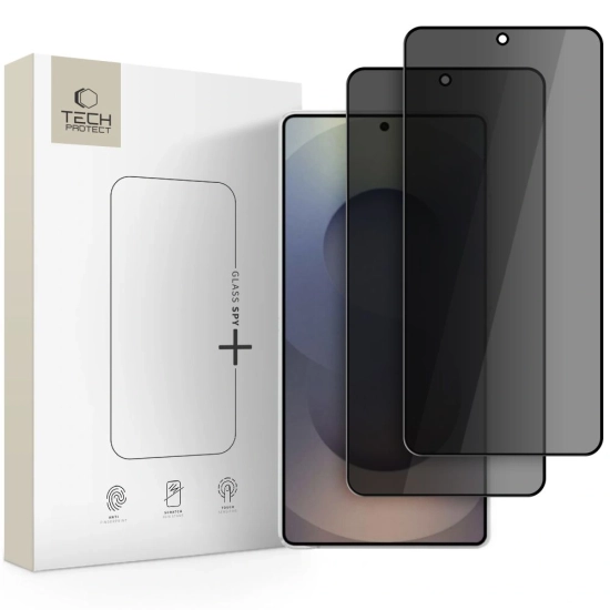 Szkło prywatyzujące Tech-Protect Glass Spy+ do Samsung Galaxy S26 Ultra Privacy [2 PACK]