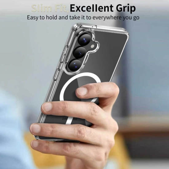 Etui Tech-Protect Flexair Hybrid MagSafe do Samsung Galaxy S26 Clear