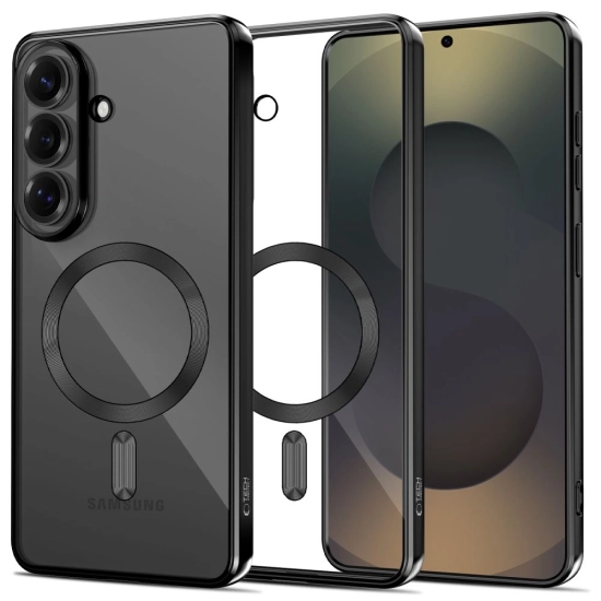 Etui Tech-Protect Magflex MagSafe do Samsung Galaxy S26 Shiny Black