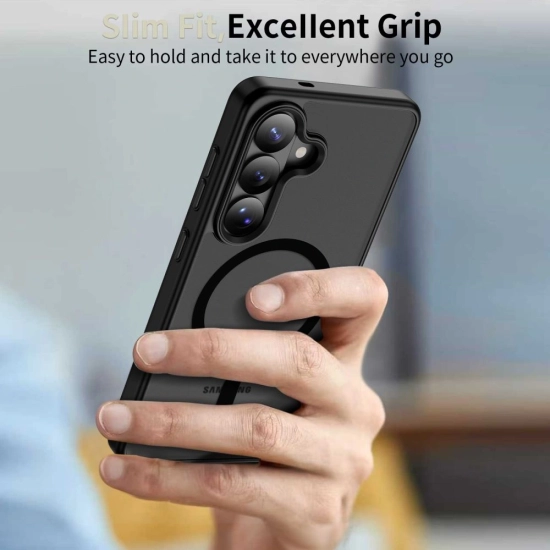 Etui Tech-Protect Magmat MagSafe do Samsung Galaxy S26 Matte Black