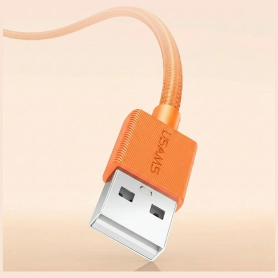 Kabel USAMS U92 18W USB-C / USB-A 1.2m pomarańczowy