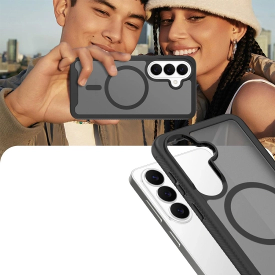 Etui Tech-Protect Defense MagSafe do Samsung Galaxy S26 Matte Black