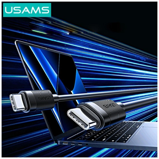 Kabel USAMS U94 60W USB-C / USB-C 1m czarny
