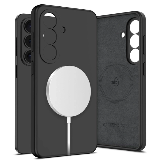 Etui Tech-Protect Silicone MagSafe Samsung Galaxy S26 Black