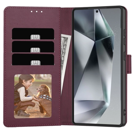 Etui Tech-Protect Wallet do Samsung Galaxy S26 Ultra Mulberry