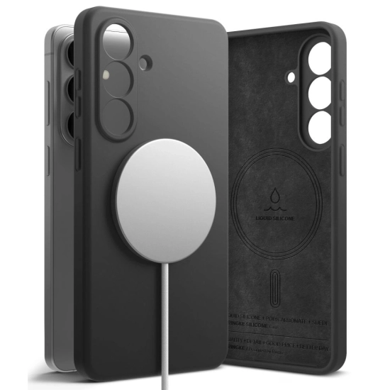 Etui Ringke Silicone Magnetic MagSafe do Samsung Galaxy S26+ Plus Black