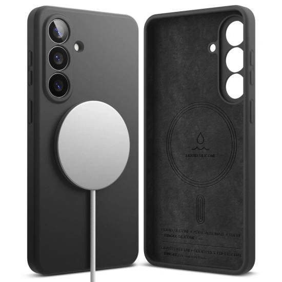 Etui Ringke Silicone Magnetic MagSafe do Samsung Galaxy S26+ Plus Black