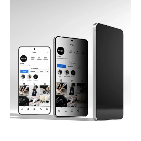 Szkło prywatyzujące Ringke Easy Slide do Samsung Galaxy S26+ Plus Privacy [2 PACK]