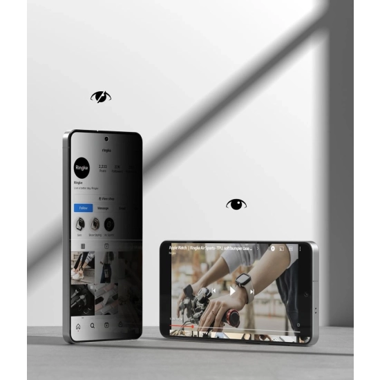 Szkło prywatyzujące Ringke Easy Slide do Samsung Galaxy S26+ Plus Privacy [2 PACK]
