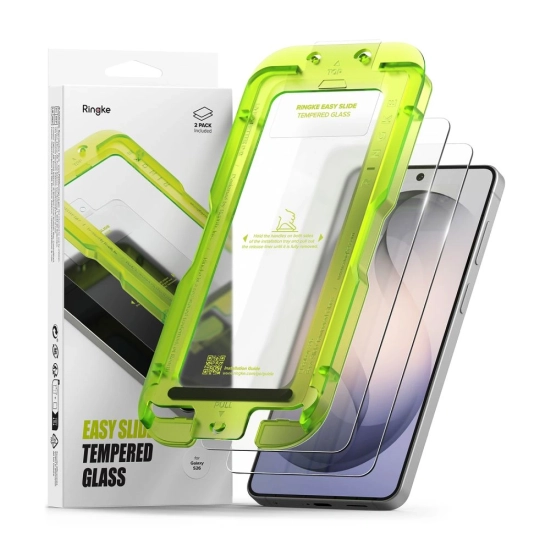 Szkło hartowane Ringke Easy Slide do Samsung Galaxy S26 Clear [2 PACK]