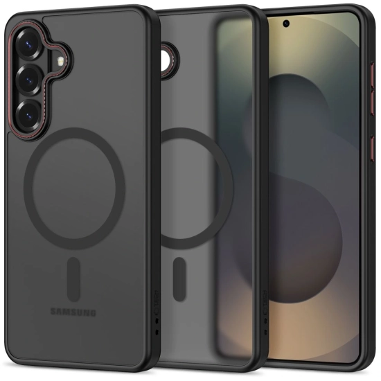 Etui Tech-Protect MagCam MagSafe do Samsung Galaxy S26+ Plus Matte Black/red