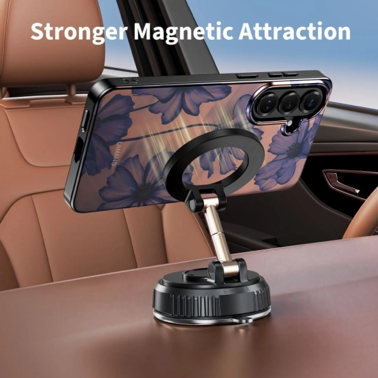 Etui Tech-Protect Lamano MagSafe do Samsung Galaxy S26 Velvet Night