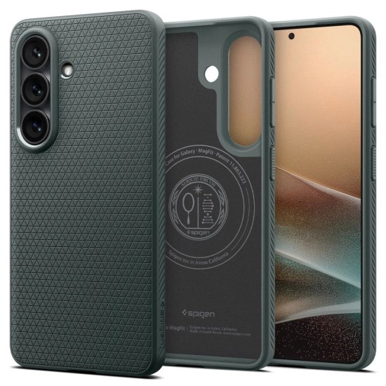 Etui Spigen Liquid Air Mag MagSafe do Samsung Galaxy S26+ Plus Abyss Green