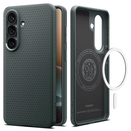 Etui Spigen Liquid Air Mag MagSafe do Samsung Galaxy S26+ Plus Abyss Green