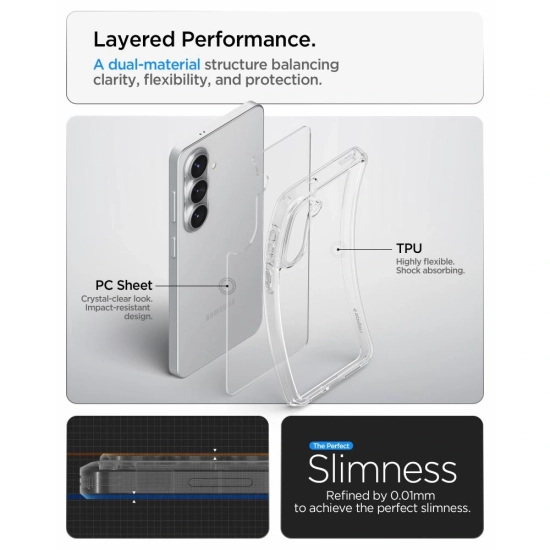 Etui Spigen Ultra Hybrid do Samsung Galaxy S26+ Plus Crystal Clear