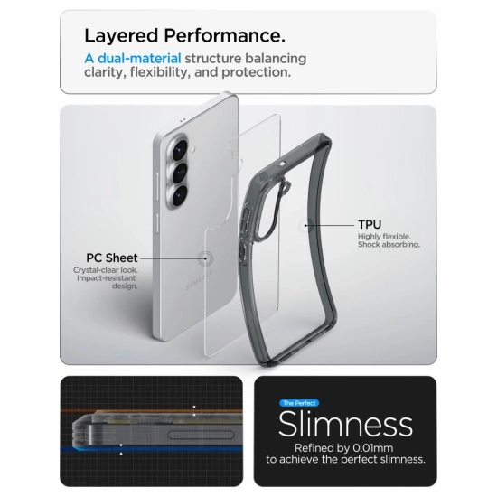 Etui Spigen Ultra Hybrid do Samsung Galaxy S26+ Plus Space Crystal