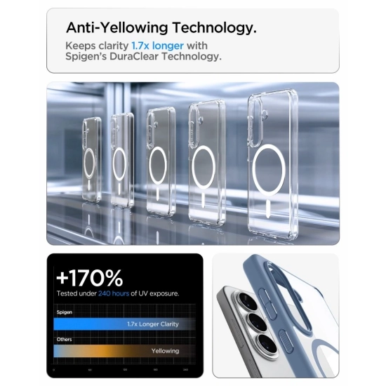 Etui Spigen Ultra Hybrid Mag MagSafe do Samsung Galaxy S26+ Plus Light Blue