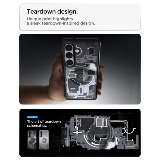 Etui Spigen Ultra Hybrid Mag MagSafe do Samsung Galaxy S26+ Plus Zero One Black