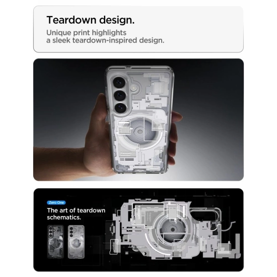 Etui Spigen Ultra Hybrid Mag MagSafe do Samsung Galaxy S26+ Plus Zero One White