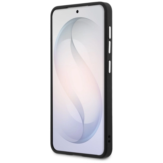 Etui Guess Fixed Glitter Triangle MagSafe do Samsung Galaxy S26+ Plus czarny