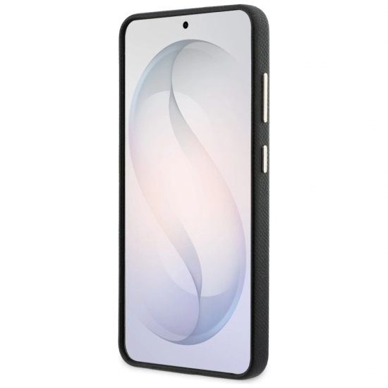 Etui Guess Rhinestone Round Logo MagSafe do Samsung Galaxy S26+ Plus czarny