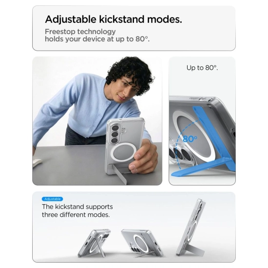 Etui Spigen Ultra Hybrid S Mag MagSafe do Samsung Galaxy S26+ Plus Clear/white