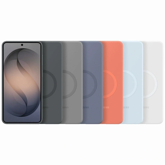 Etui Samsung Silicone Magnet do Galaxy S26+ Plus koralowy