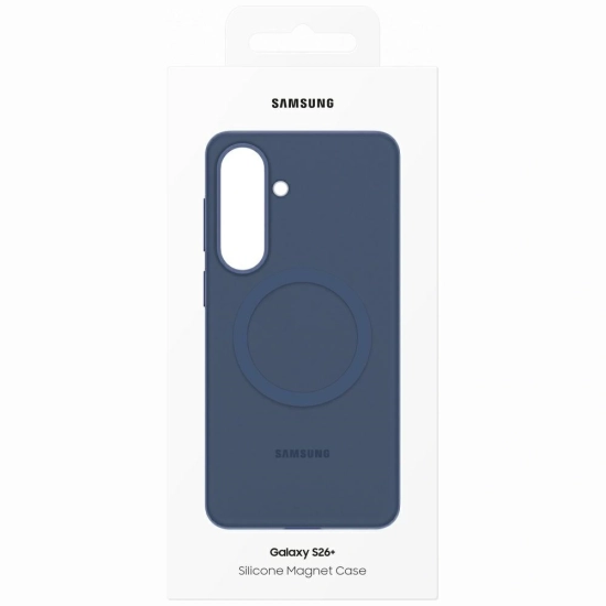 Etui Samsung Silicone Magnet do Galaxy S26+ Plus niebiesko-fioletowy