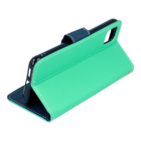 Kabura Fancy do Samsung Galaxy A42 5G miętowo-granatowa