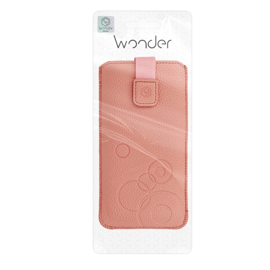 Kieszonka WONDER Deko (ROZMIAR  M) do Iphone 5/Nokia 215 4G/225/5310 2020 brzoskwiniowa