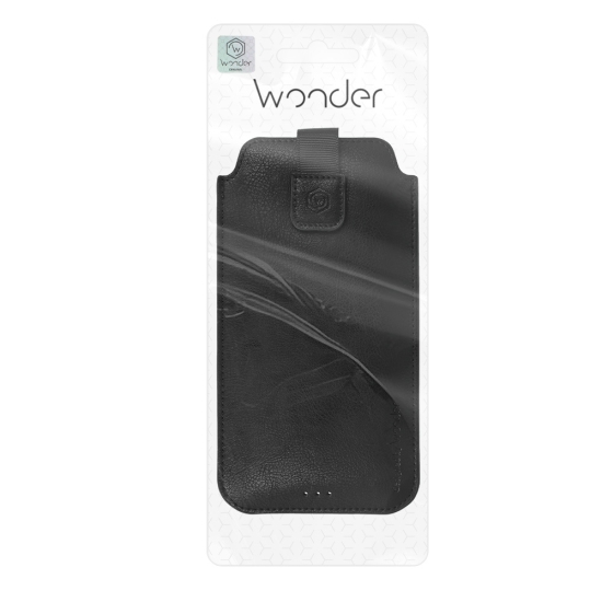 Kieszonka Wonder SPECIAL (ROZMIAR  M) do Iphone 5/Nokia 215 4G/225/5310 2020 CZARNA