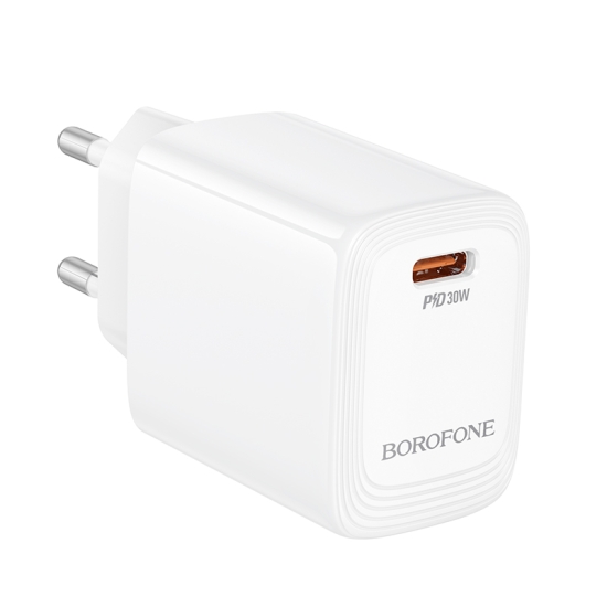 Borofone Ładowarka sieciowa BN28 Fuente - Typ C - PD 30W biała
