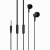 XO słuchawki przewodowe EP39 jack 3,5mm douszne czarne