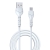 Devia kabel Kintone EC144  USB - MicroUSB 1,0 m 2,1A biały