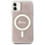 Guess nakładka do iPhone 11 GUHMN61H4STP różowa hardcase Magsafe IML 4G