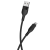 Maxlife kabel MXUC-07 USB - Lightning 1,0 m 2,4A czarny nylonowy