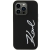 Karl Lagerfeld nakładka do iPhone 11 / XR KLHCN61SKSVGK czarna hardcase Silicone Signature