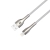 Forever kabel Sleek USB - Lightning 1,0 m 2,4A biały