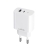 Maxlife ładowarka sieciowa PD QC MXTC-06-25AC 1x USB-C 1x USB 25W biała