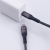 Maxlife kabel magnetyczny MXUC-11 USB-C - Lightning 1,0 m 27W czarny nylonowy