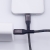 Maxlife kabel magnetyczny MXUC-11 USB-C - Lightning 1,0 m 27W czarny nylonowy