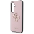 Guess nakładka HC PU Grained Big 4G and Classic Logo do Samsung Galaxy S25 różowa
