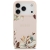 Guess Nakładka Magsafe Grained PU Case With Printed Flower Pattern Do iPhone 17 Pro Max Różowa