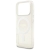 Guess nakładka IML Glitter Pearl Strap MagSafe do iPhone 17 Pro Max transparentna