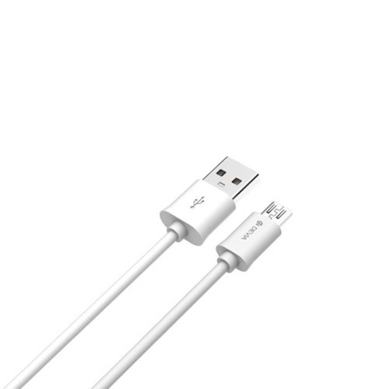Devia kabel Smart EC081 USB - MicroUSB 1,0 m 2,1A biały