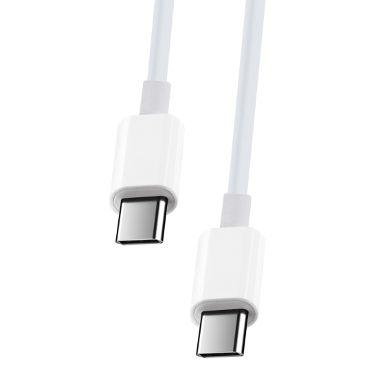 Maxlife kabel MXUC-05 USB-C - USB-C 1,0 m 100W biały