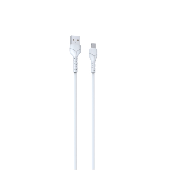 Devia kabel Kintone EC144  USB - MicroUSB 1,0 m 2,1A biały