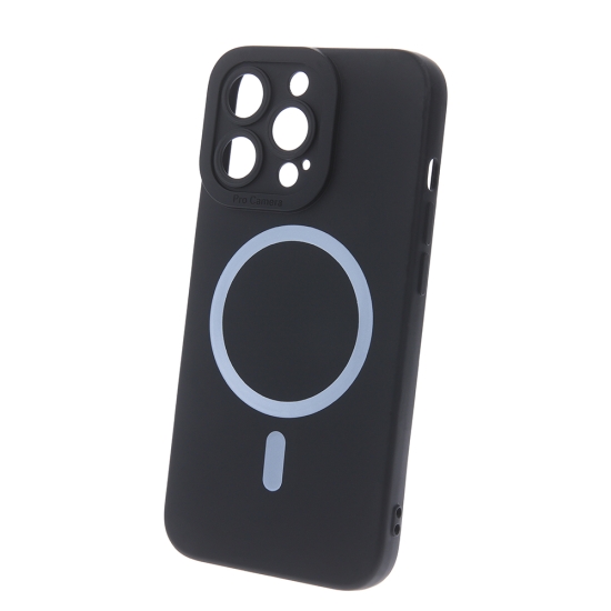 Nakładka Silicon Mag do iPhone 16 Plus 6,7" czarna