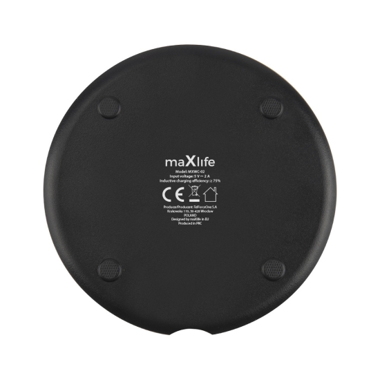 Maxlife ładowarka bezprzewodowa MXWC-02 10W czarna