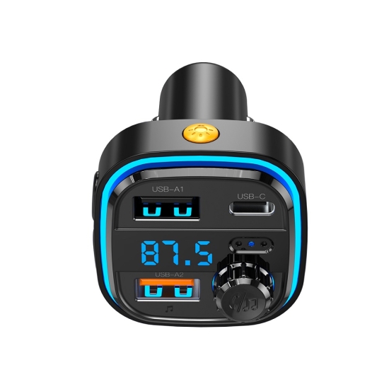 XO transmiter FM BCC08 Bluetooth MP3 ładowarka samochodowa 3,1A czarna